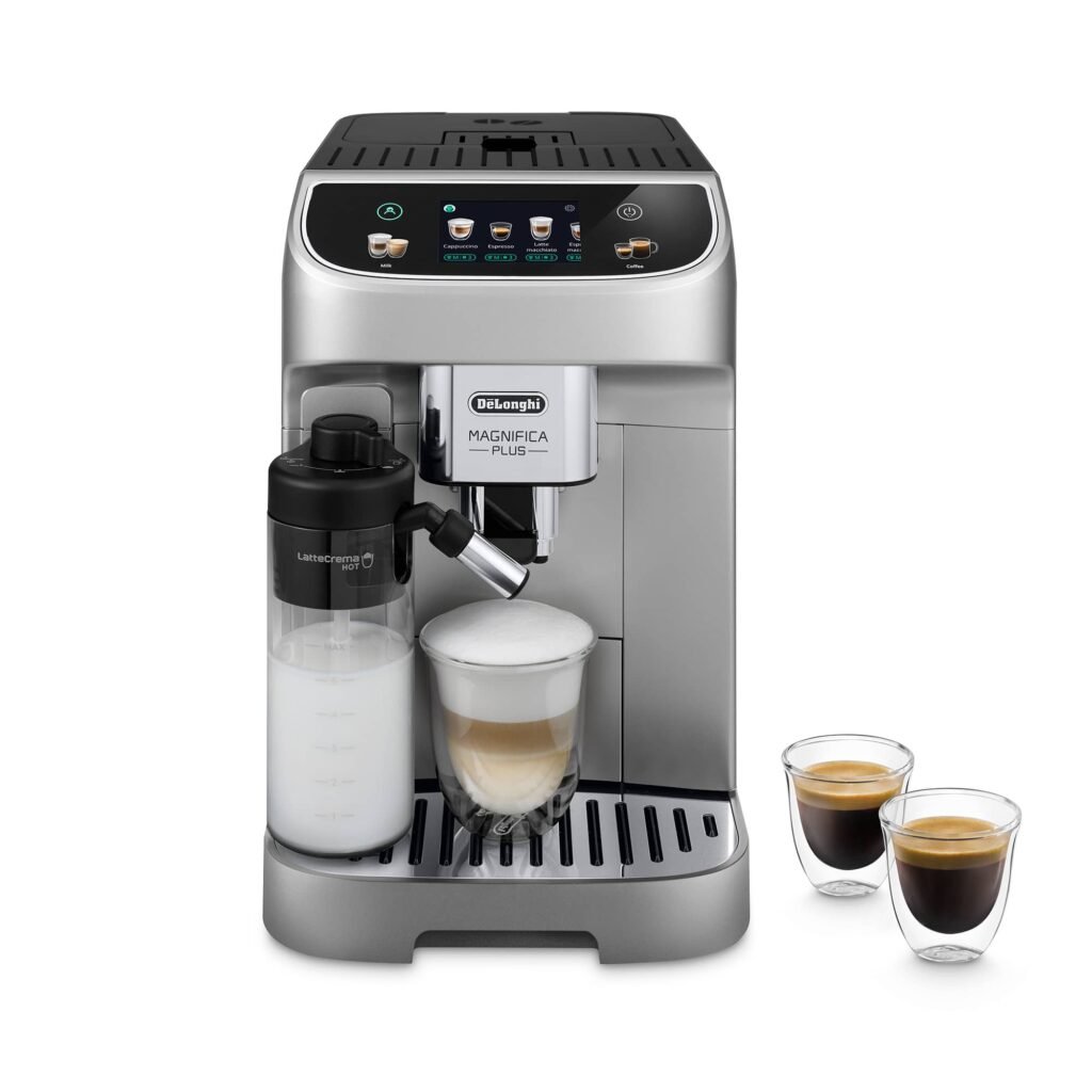 De Longhi Magnifica Plus Fully Automatic Espresso Machine Silver from Kings Outlet
