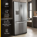 Whirlpool 20 Cu.ft Wide French Door Refrigerator Fingerprint Resistant Stainless Steel from Kings Outlet