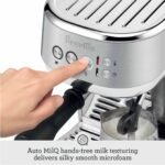 Breville Bambino Plus Espresso Machine 15 bars of pressure Milk Frother Damson Blue from Kings Outlet