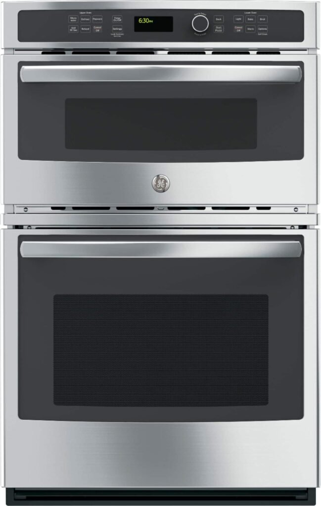 GE 27" Single Electric Wall Oven Built-In Microwave Stainless Steel from Kings Outlet
