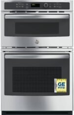 GE 27" Single Electric Wall Oven Built-In Microwave Stainless Steel from Kings Outlet