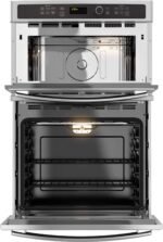 GE 27" Single Electric Wall Oven Built-In Microwave Stainless Steel from Kings Outlet