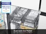 Samsung Bespoke 29 Cu. Ft. 4-Door Flex French Door Smart Refrigerator AI Family Hub+ from Kings Outlet