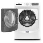 Maytag 4.5 Cu. Ft. High-Efficiency Stackable Front Load Washer Steam Fresh Spin White from Kings Outlet