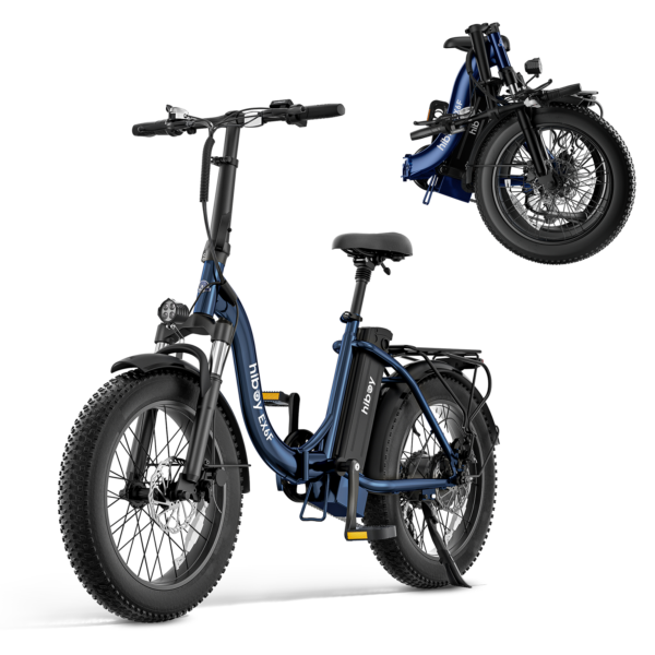 HiBoy EX6F Foldable Electric Bike 75 mi Max Operating Range 25 mph Max Speed from Kings Outlet