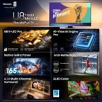 Hisense 65" Class U8 Series MiniLED QLED UHD 4K HDR Smart Google TV 2025 from Kings Outlet