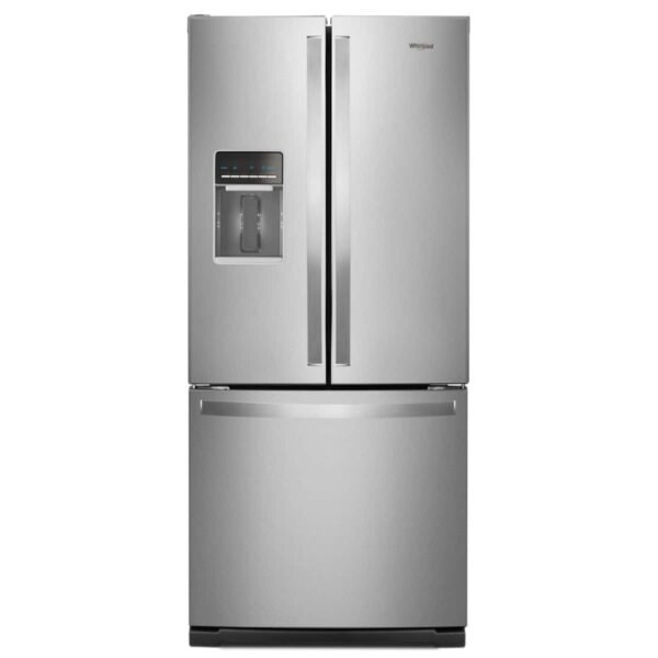 Whirlpool 20 Cu.ft Wide French Door Refrigerator Fingerprint Resistant Stainless Steel from Kings Outlet