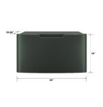 GE 16" Laundry Pedestal Storage Drawer Select Washers Dryers Jade Green from Kings Outlet