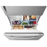 Whirlpool 18.7 Cu. Ft. Bottom-Freezer Refrigerator Spillguard Glass Shelves Monochromatic Stainless Steel from Kings Outlet