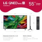 LG 55" Class 85A Series QNED evo AI MiniLED 4K UHD Smart webOS TV from Kings Outlet