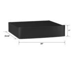GE 7" RightHeight Riser Laundry Pedestal Select Washers Dryers Carbon Graphite from Kings Outlet