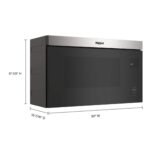 Whirlpool 1.1 Cu. Ft. Over-the-Range Microwave Flush Built-in Design Stainless Steel from Kings Outlet