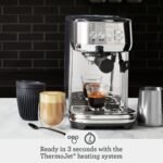 Breville Bambino Plus Espresso Machine 15 bars of pressure Milk Frother Damson Blue from Kings Outlet