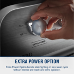 Maytag 4.8 Cu. Ft. High Efficiency Top Load Washer Steam Extra Power Button White from Kings Outlet