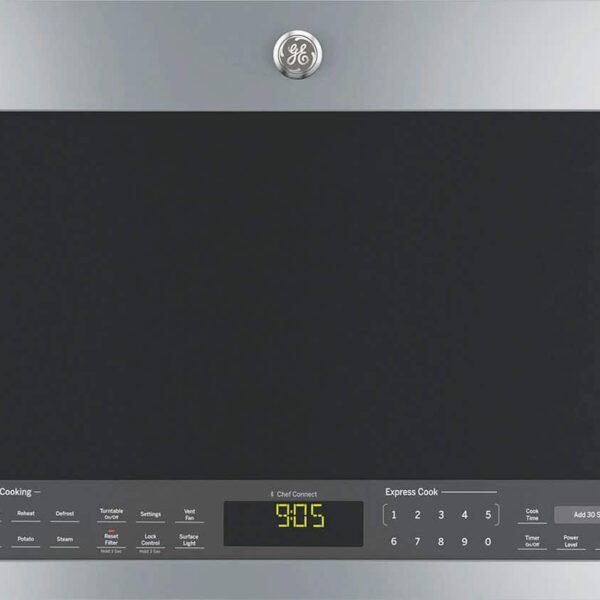 GE Profile 2.1 Cu. Ft. Over-the-Range Microwave Sensor Cooking Chef Connect Stainless Steel from Kings Outlet