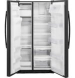 GE 21.9 Cu. Ft. Counter-Depth Refrigerator Spill-Proof Glass Shelves Black from Kings Outlet
