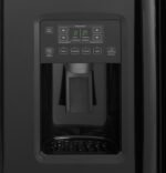 GE 21.9 Cu. Ft. Counter-Depth Refrigerator Spill-Proof Glass Shelves Black from Kings Outlet