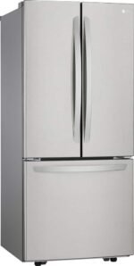 LG 21.8 Cu. Ft. French Door Refrigerator Smart Cooling System Stainless Steel from Kings Outlet