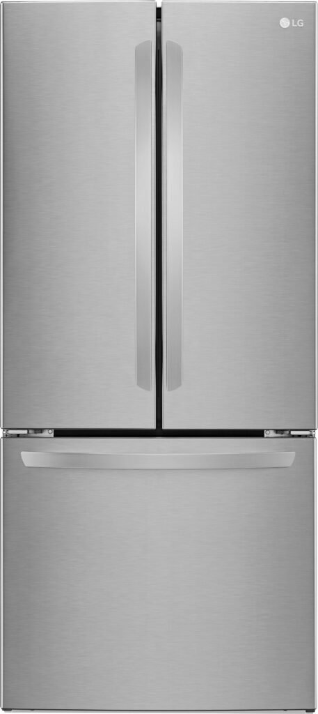 LG 21.8 Cu. Ft. French Door Refrigerator Smart Cooling System Stainless Steel from Kings Outlet
