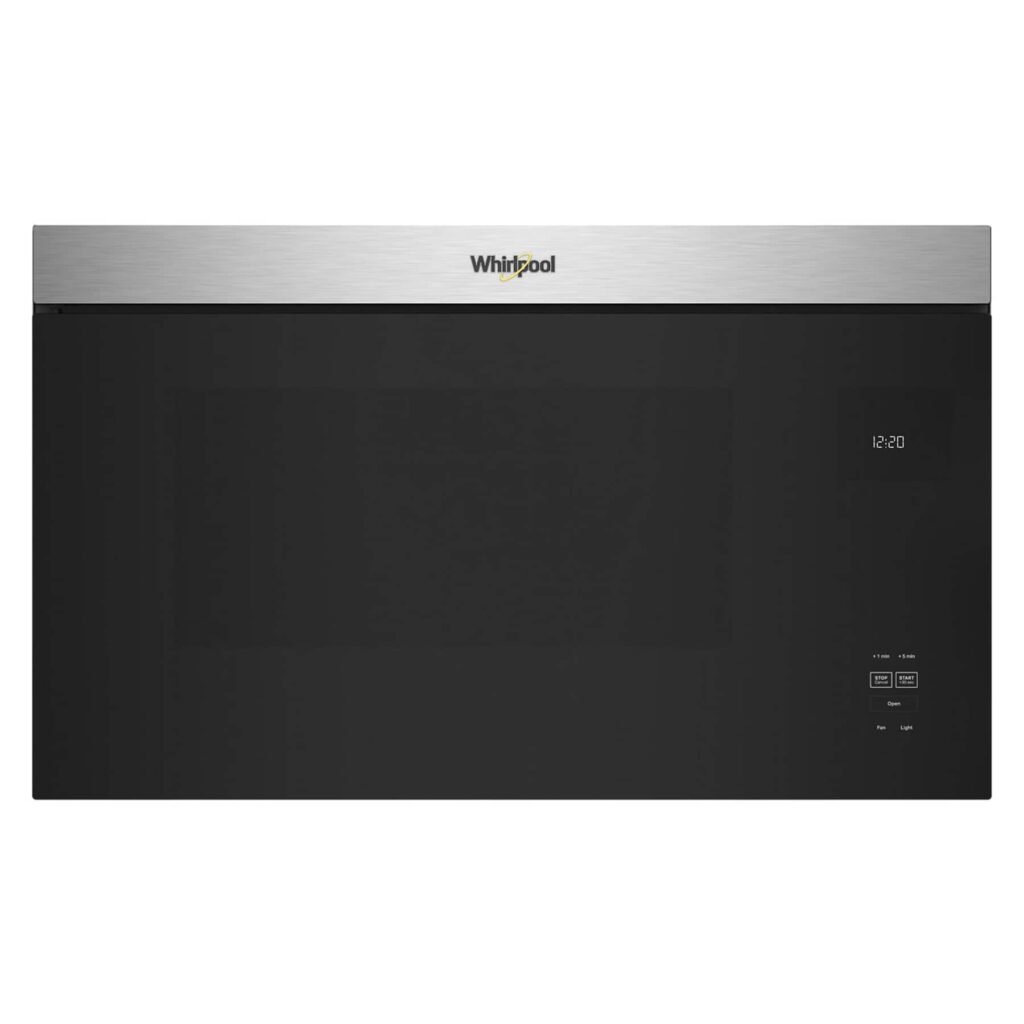 Whirlpool 1.1 Cu. Ft. Over-the-Range Microwave Flush Built-in Design Stainless Steel from Kings Outlet