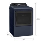 GE Profile 7.3 Cu. Ft. Smart Electric Dryer Fabric Refresh Steam Washer Link Sapphire from Kings Outlet
