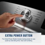 Maytag 7.4 Cu. Ft. Smart Gas Dryer Steam Extra Power Button White from Kings Outlet