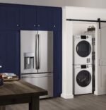 GE 2.4 Cu. Ft. High Efficiency Stackable Front Load Washer Steam Sanitize White from Kings Outlet