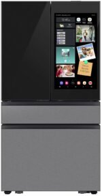 Samsung Bespoke 23 cu. ft. Counter Depth 4-Door French Door Refrigerator AI Family Hub+ from Kings Outlet