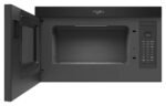 Whirlpool 1.1 Cu. Ft. Over-the-Range Microwave Flush Built-in Design Black from Kings Outlet