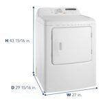 Insignia 7 Cu. Ft. Electric Dryer Sensor Dry White from Kings Outlet