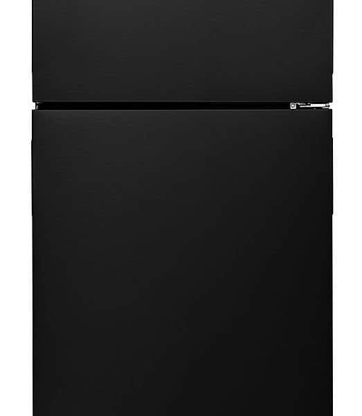Amana 18 Cu. Ft. Wide Top-Freezer Refrigerator Garden Fresh Crisper Bins Black from Kings Outlet