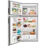 Amana 18 Cu. Ft. Wide Top-Freezer Refrigerator Garden Fresh Crisper Bins Black from Kings Outlet