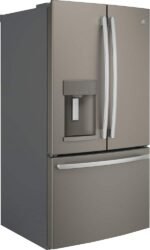 GE 27.7 Cu. Ft. French Door Refrigerator Advanced Water Filtration Slate from Kings Outlet
