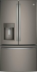 GE 27.7 Cu. Ft. French Door Refrigerator Advanced Water Filtration Slate from Kings Outlet
