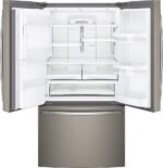 GE 27.7 Cu. Ft. French Door Refrigerator Advanced Water Filtration Slate from Kings Outlet