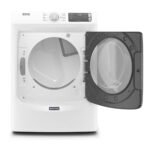 Maytag 7.3 Cu. Ft. Stackable Electric Dryer Extra Power Button White from Kings Outlet