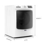 Maytag 4.5 Cu. Ft. High-Efficiency Stackable Front Load Washer Steam Fresh Spin White from Kings Outlet