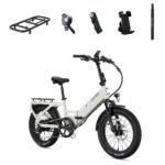 Lectric eBikes XP4 750 Step-Thru Foldable Long-Range eBike Max 85mi/28mph + LevelUp Rack/Seat Post/Elite from Kings Outlet