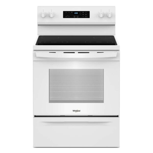 Whirlpool 5.3 Cu. Ft. Freestanding Electric Range No Preheat Mode White from Kings Outlet