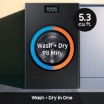 Samsung 5.3 cu. ft. Bespoke AI Ventless Smart All-In-One Front Load Washer/Electric Dryer Combo from Kings Outlet