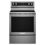 KitchenAid 6.4 Cu. Ft. Self-Cleaning Freestanding Electric Convection Range Stainless Steel from Kings Outlet