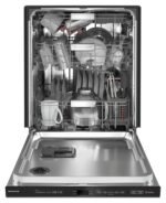 KitchenAid 24" Top Control Built-In Stainless Steel Tub Dishwasher 3rd Rack 360 Max Jets from Kings Outlet