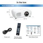 Epson Home Cinema 3800 4K 3LCD Projector High Dynamic Range White from Kings Outlet