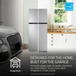 LG 17.5 Cu. Ft. Garage Ready Top-Freezer Refrigerator Reversible Doors Stainless Steel from Kings Outlet