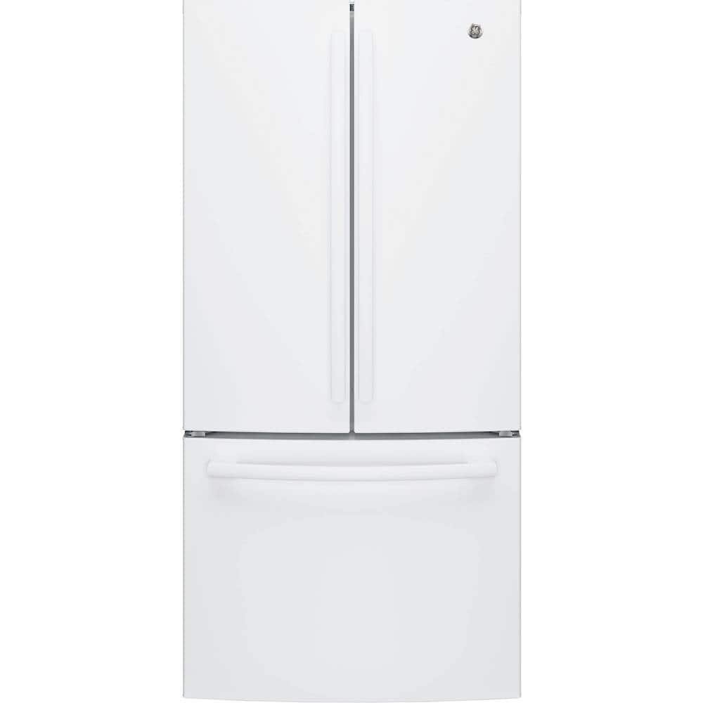 GE 24.7 Cu. Ft. French Door Refrigerator Internal Water Dispenser High Gloss White from Kings Outlet