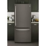GE 21.0 Cu. Ft. Bottom-Freezer Refrigerator Sliding Snack Drawer Slate from Kings Outlet