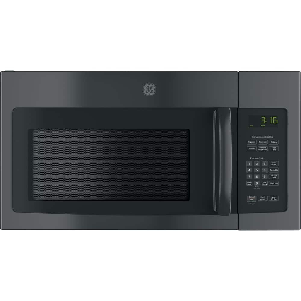 GE 1.6 Cu. Ft. Over-the-Range Microwave Convenience Cooking Controls Black from Kings Outlet