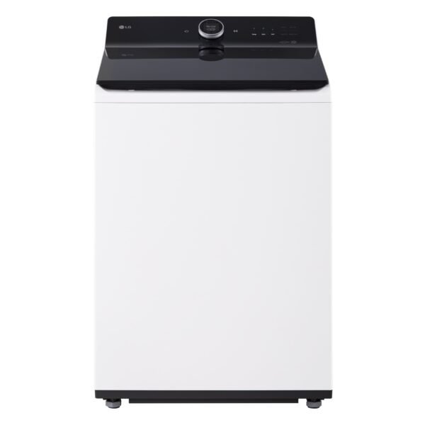 LG 5.5 Cu. Ft. High Efficiency Smart Top Load Washer EasyUnload Alpine White from Kings Outlet