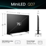 Hisense 75" Class QD7 Series MiniLED QLED 4K UHD HDR Smart Fire TV 2025 from Kings Outlet