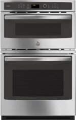 GE Profile 27" Built-In Double Electric Convection Wall Oven Built-In Microwave Stainless Steel from Kings Outlet